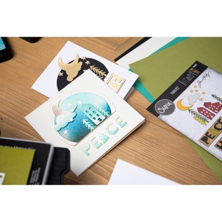 Vágósablon 666064, Christmas Cutouts Tim Holtz/ Sizzix Thinlits Die Set (1 csomag)