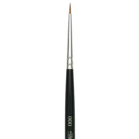 Ecset akvarellhez Size 000, Sable Pointed Round Brush Series 7 Kolinsky/ Winsor & Newton Watercolour Brush (1 db)