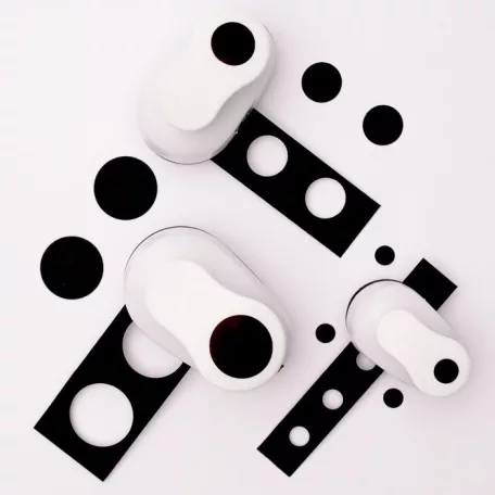 Kör mintalyukasztó 8/16/25mm,  Circles Set/ PF Craft punch (3 db)