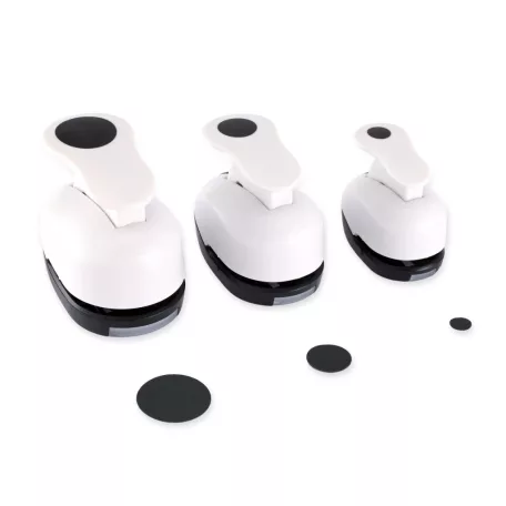 Kör mintalyukasztó 8/16/25mm,  Circles Set/ PF Craft punch (3 db)