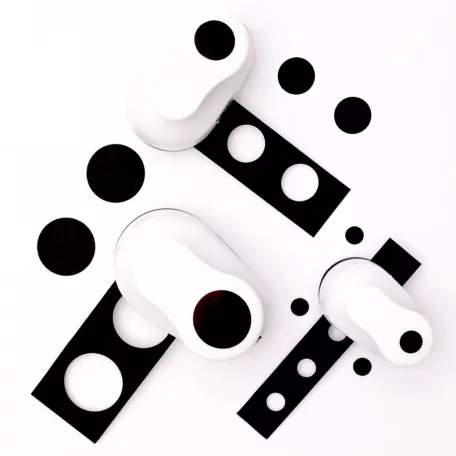 Kör mintalyukasztó 8/16/25mm,  Circles Set/ PF Craft punch (3 db)