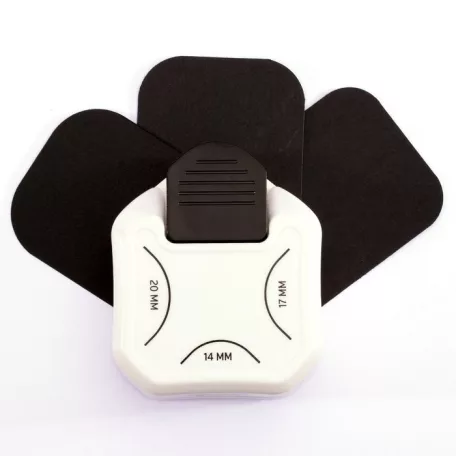 Saroklyukasztó 14/17/20mm, 3-in-1 Ticket corner Punch/ PF Craft punch (1 db)