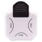 Saroklyukasztó 14/17/20mm, 3-in-1 Ticket corner Punch/ PF Craft punch (1 db)