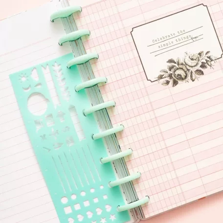 American Crafts Day-to-Day Planner Discs Stencil Icons (1 db)