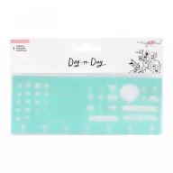   American Crafts Day-to-Day Planner Discs Stencil Icons (1 db)