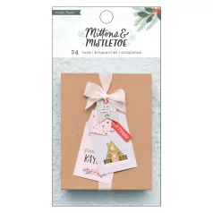   Kivágatok , Book of Tags / AC - Crate Paper - Mittens and Mistletoe (1 csomag)