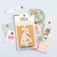   Kivágatok , Book of Tags / AC - Crate Paper - Mittens and Mistletoe (1 csomag)