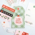 Kivágatok , Book of Tags / AC - Crate Paper - Mittens and Mistletoe (1 csomag)