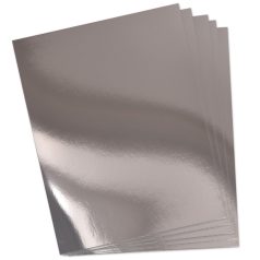   Tükörfényes karton A4, Ezüst / Metallic cardboard (10 lap)