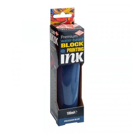 Lino festék / Linóleum tinta 100 ml, PRUSSIAN BLUE / Essdee Premium Quality Block Printing Ink (1 db)
