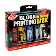   Essdee Linóleum tinta készlet - Essdee Premium Quality Block Printing Ink (5 db)