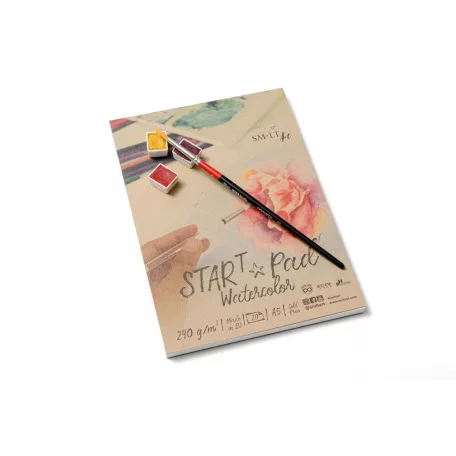 Akvarelltömb A4 / 240g, Watercolor / SMLT Start Pad (1 db)