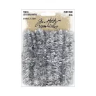 Díszítőelem, Tinsel Silver Christmas / Idea-ology Tim Holtz Christmas (1 csomag)