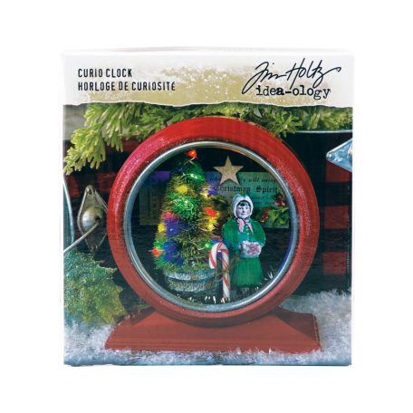 Díszítőelem, Curio Clock Christmas / Idea-ology Tim Holtz Christmas (1 db)