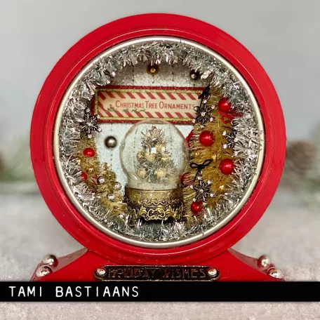 Díszítőelem, Curio Clock Christmas / Idea-ology Tim Holtz Christmas (1 db)