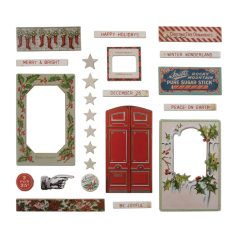   Díszítőelem, Baseboards Christmas / Idea-ology Tim Holtz Christmas (1 csomag)