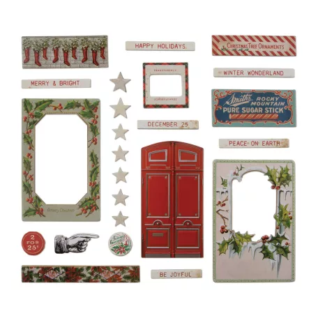 Díszítőelem, Baseboards Christmas / Idea-ology Tim Holtz Christmas (1 csomag)