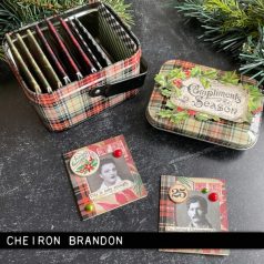   Díszítőelem, Festive Tin / Idea-ology Tim Holtz Christmas (1 db)