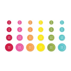   Gombok , Buttons Brights/ Simple Stories Color Vibe (1 csomag)