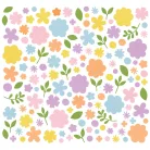 Kivágatok , Flower Bits Spring/ Simple Stories Color Vibe (1 csomag)