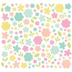   Kivágatok , Flower Bits Lights/ Simple Stories Color Vibe (1 csomag)