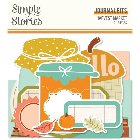 Kivágatok , Journal Bits / Simple Stories Harvest Market (1 csomag)