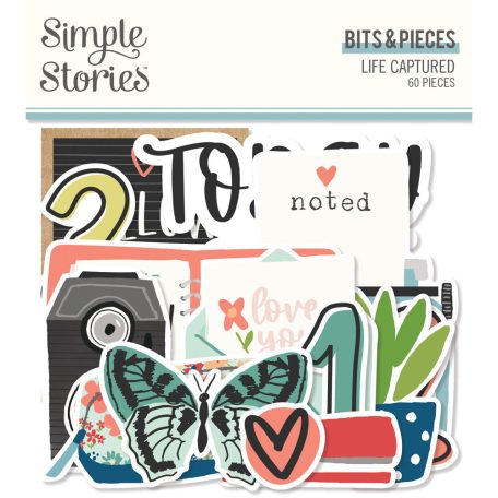 Kivágatok , Bits & Pieces / Simple Stories Life Captured (1 csomag)