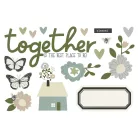 Kivágatok , Simple Pages Pieces / Simple Stories The Simple Life (1 csomag)