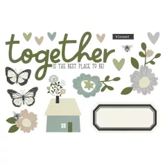   Kivágatok , Simple Pages Pieces / Simple Stories The Simple Life (1 csomag)