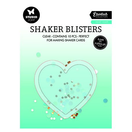 Rázóablak , Hart shape Essentials nr.05 / SL Shaker Blister (10 db)