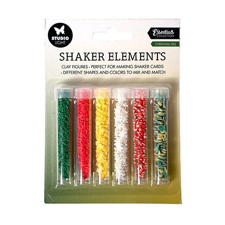 Díszítőelem rázóablakhoz , Christmas tree Essentials nr.02 / SL Shaker elements (1 csomag)