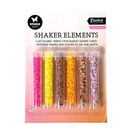 Díszítőelem rázóablakhoz , Birthday present Essentials nr.03 / SL Shaker elements (1 csomag)