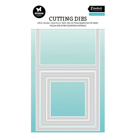 Vágósablon , Folded card square Essentials nr.437 / SL Cutting Die (1 csomag)