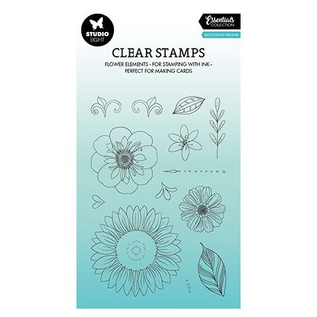 Szilikonbélyegző , Blooming Dream Essentials nr.326 / SL Clear Stamps (1 csomag)