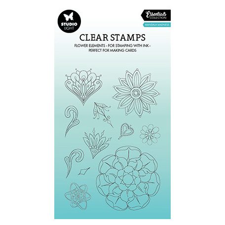 Szilikonbélyegző , Mandala Madness Essentials nr.327 / SL Clear Stamps (1 csomag)