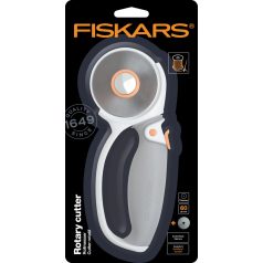   Fiskars görgős vágó / körkés Ø60mm, Rotary Cutter Ø60mm SoftGrip Titanium (1 db)