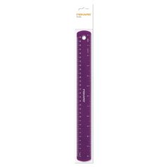   Fiskars műanyag vonalzó, Ruler Kids Glitter Purple 30cm (1 db)