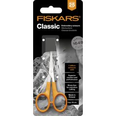   Fiskars Classic kézimunka-olló, 10 cm, Scissors Classic Embroidery Straight 10cm (1 db)