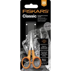   Fiskars Classic kézimunka-olló, 10 cm, Scissors Classic Embroidery Curved 10cm (1 db)