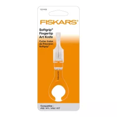   Fiskars Softgrip® faragókés, hegyes végű, Art Knife FingerTip Softgrip (1 db)