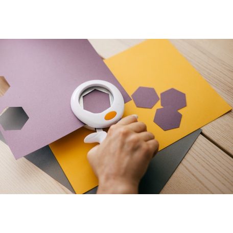 Fiskars kézi mintalyukasztó, Squeeze Punch Hexagon XL (1 db)
