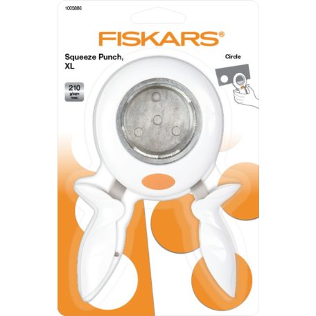Fiskars kézi mintalyukasztó, Squeeze Punch Circle XL (1 db)