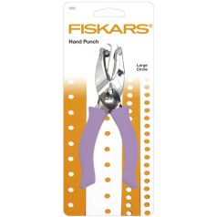   Fiskars kézi lyukasztó - kör, Hand Punch Circle L 1/4 Inch - 0,6 cm (1 db)