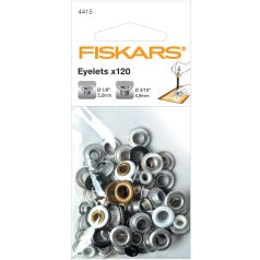   Fiskars szegecs készlet, Eyelets 1/8 & 3/16 Inch Round (120 db)
