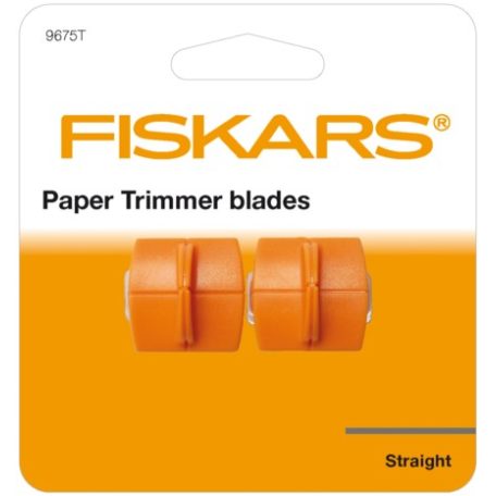 Fiskars pótpenge - egyenes vágáshoz, Paper Trimmer Blades TripleTrack Straight  (2 db)