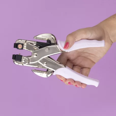 Lyukasztó és szegecselő ,  Hole Punch & Eyelet Setter Lilac/ WRMK Crop-A-Dile (1 db)