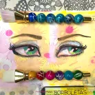Ecset , Beaded brush kit / Jane Davenport Brust (1 db)