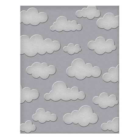 Domborító mappa , Head in the Clouds / Spellbinders Embossing Folder (1 db)