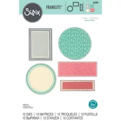   SIZZIX vágósablon 665281, Frames & Borders / Sizzix Framelits Die Set  (1 csomag)