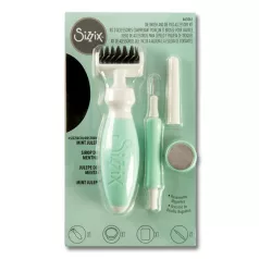   SIZZIX vágósablon tisztító henger , Die Brush & Die Pick Accessory Kit Mint Julep/ Sizzix Making Tool (1 csomag)